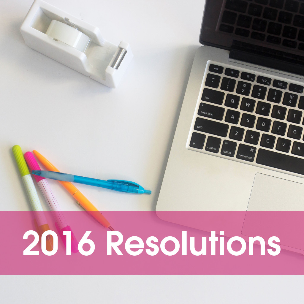 2016 resolutions