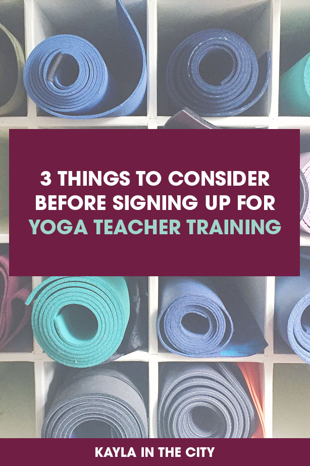 Thinking about taking the plunge and signing up for yoga teacher training? Here's what I wish I knew before signing up