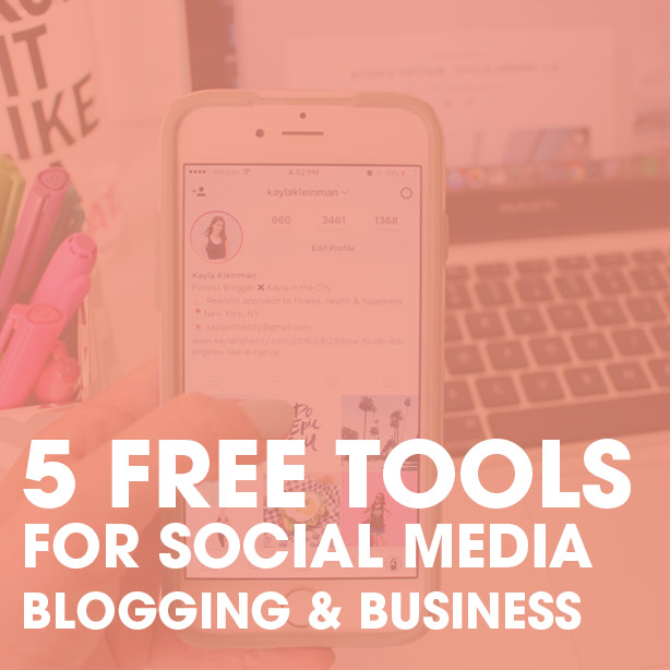 5 Free Social Media, Blogging & Business Tools I’m Loving