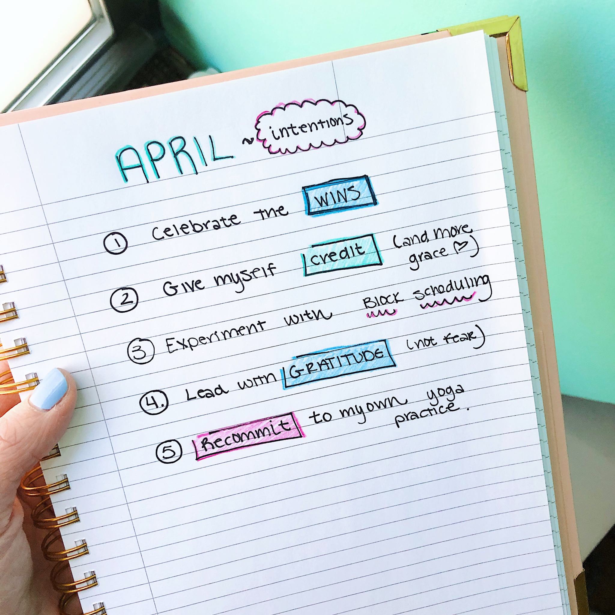 April Intentions