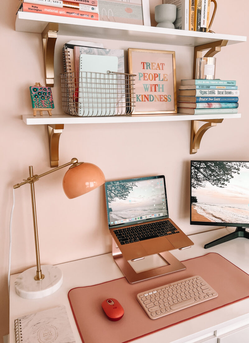 My Aesthetic and Cozy Desk Makeover