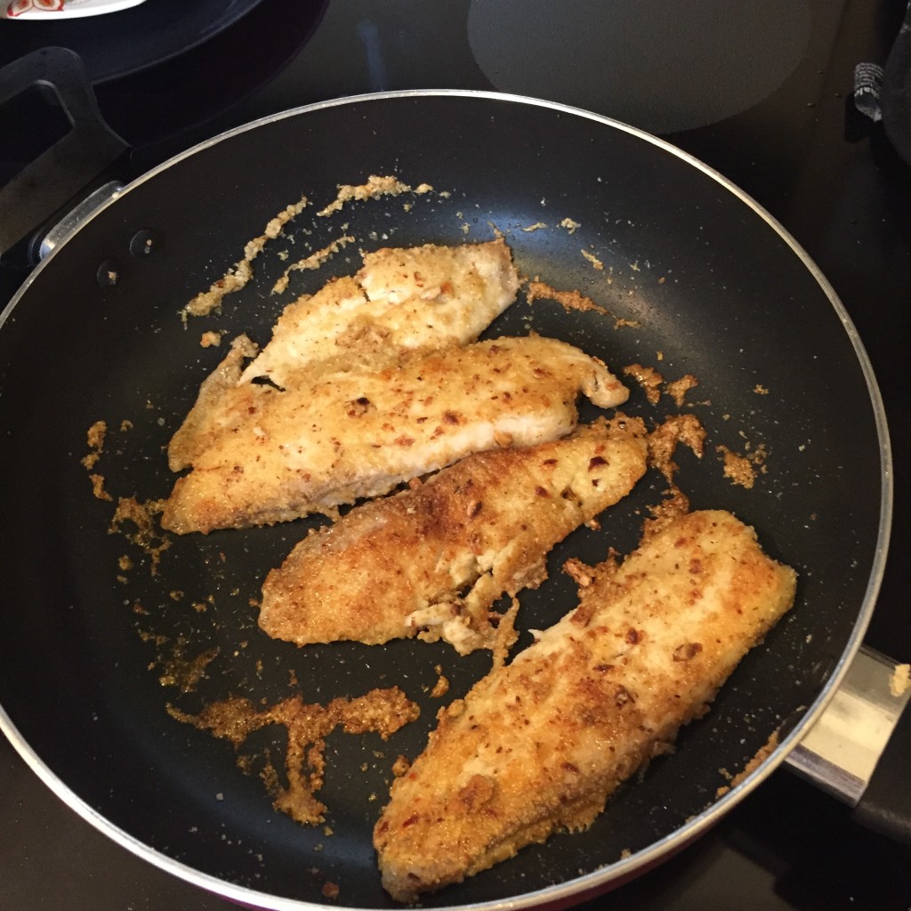 almond crusted tilapia 