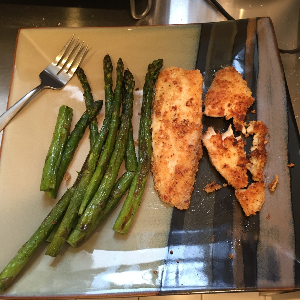 tilapia and asparagus 