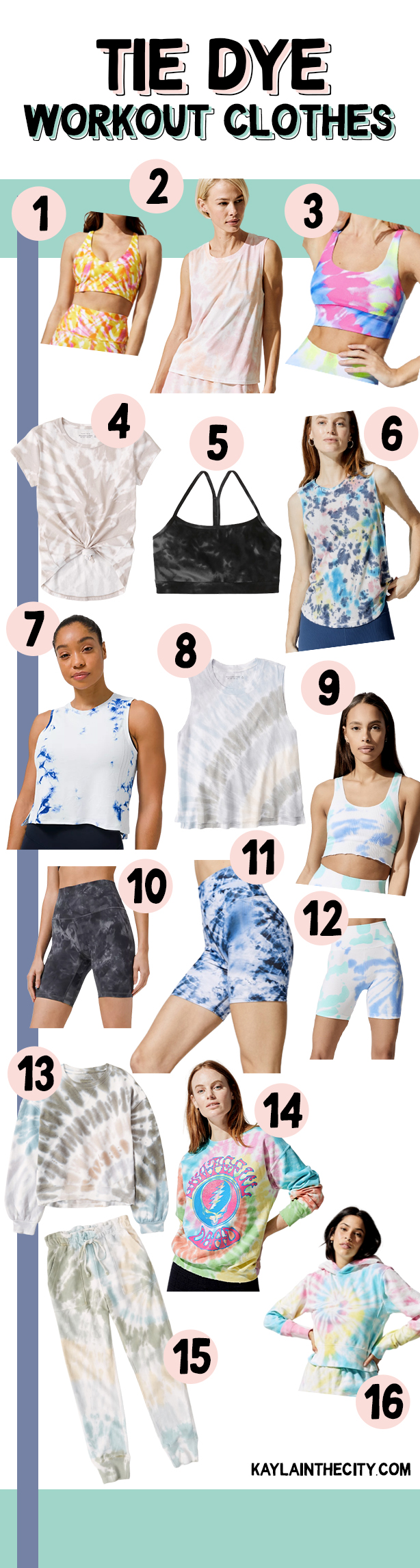 Tie Dye Workout Clothes