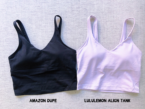 amazon lululemon dupe tank