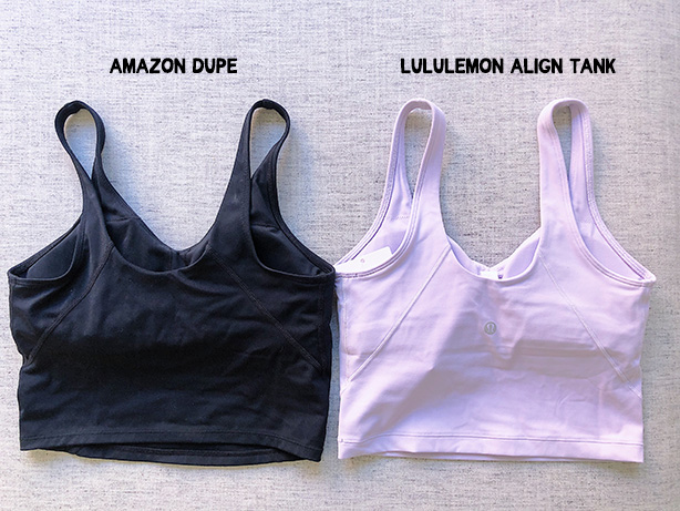 amazon lululemon dupe tank