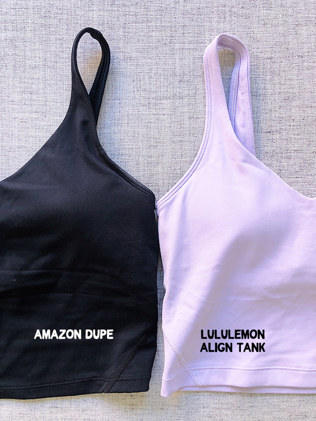 amazon lululemon dupe tank