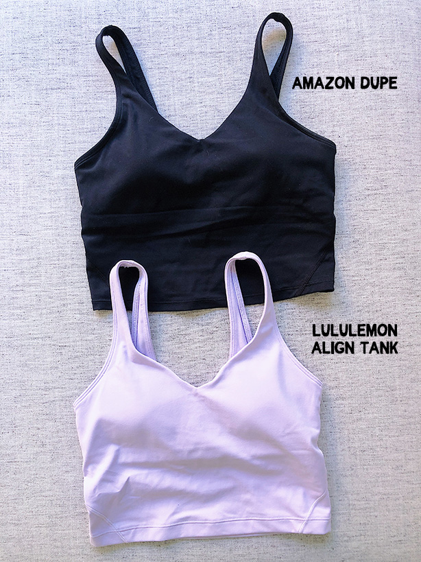 amazon lululemon dupe tank