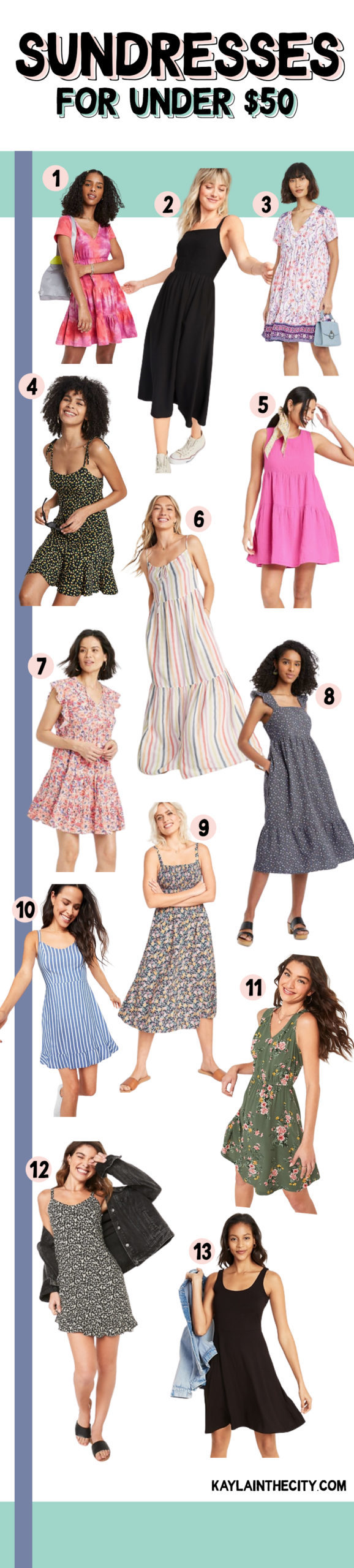 CUTE summer sundresses under $50