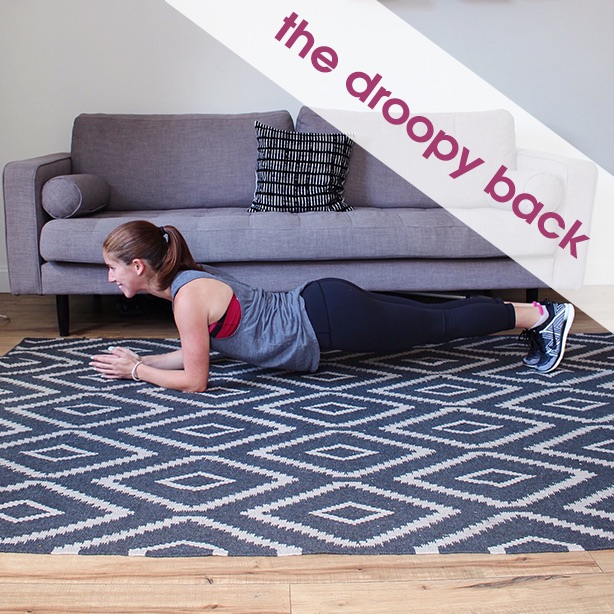 the droopy back plank