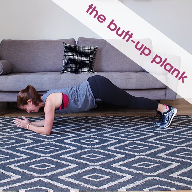 the butt-up plank