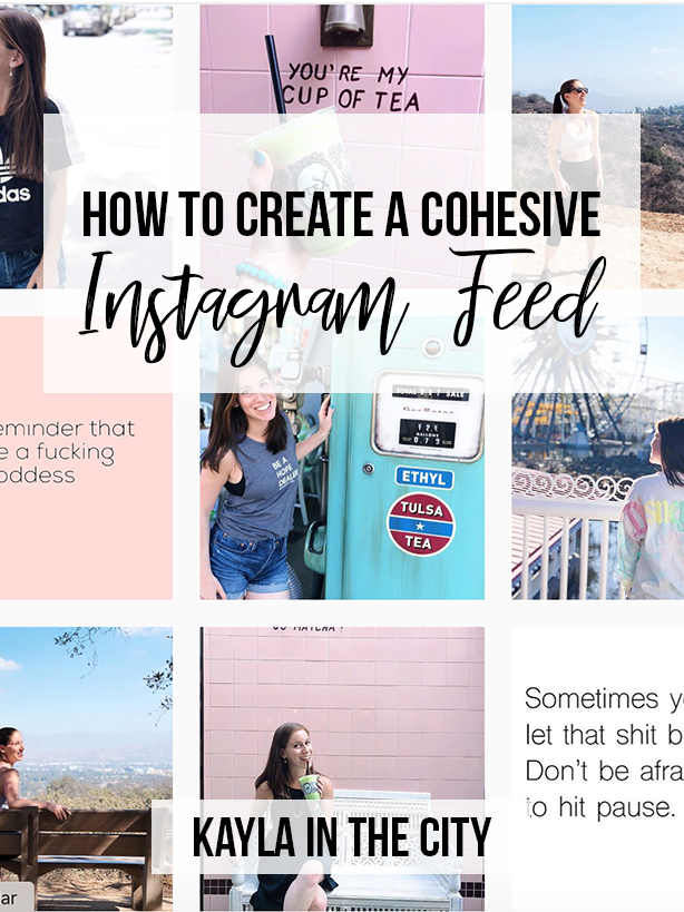 How To create a cohesive instagram feed and aesthetic.