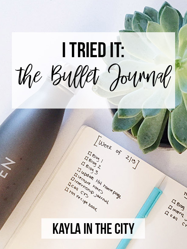 i tried bullet journaling and hated it... here's what I do instead
