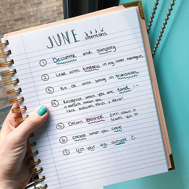 June Intentions