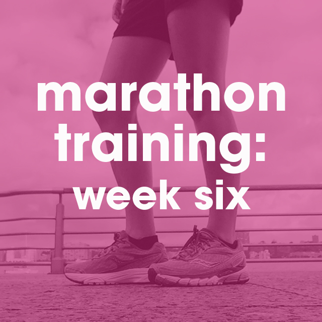 marathon trianing wk 6