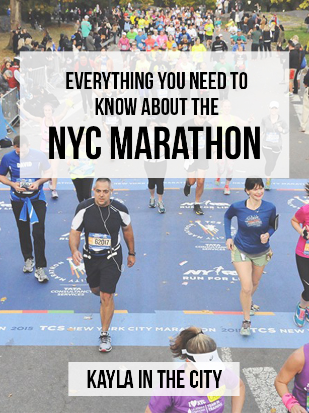 NYC Marathon advice