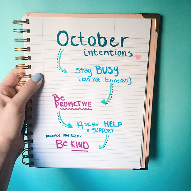 October Intentions