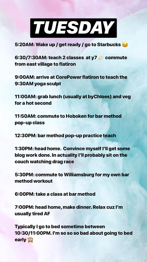 schedule 1 what it looks like to be a full time yoga teacher