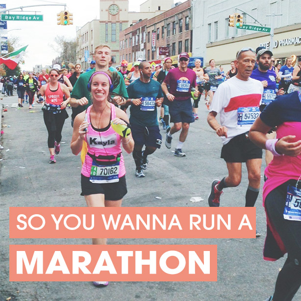 so you wanna run a marathon