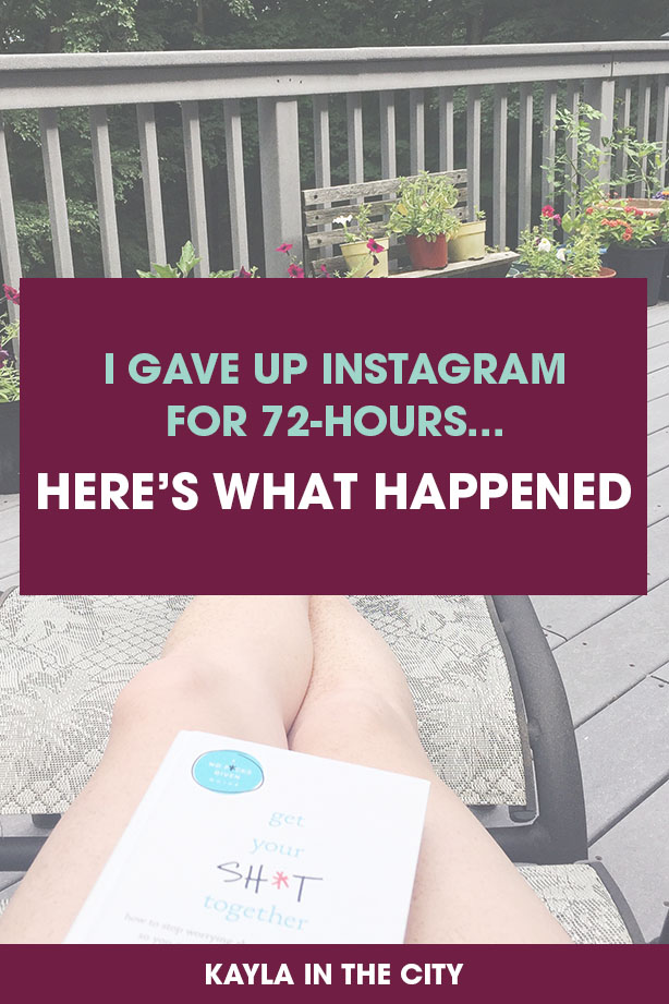 I Gave Up Instagram For 72 Hours — here’s what happened