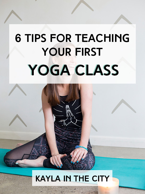 teaching your first yoga class