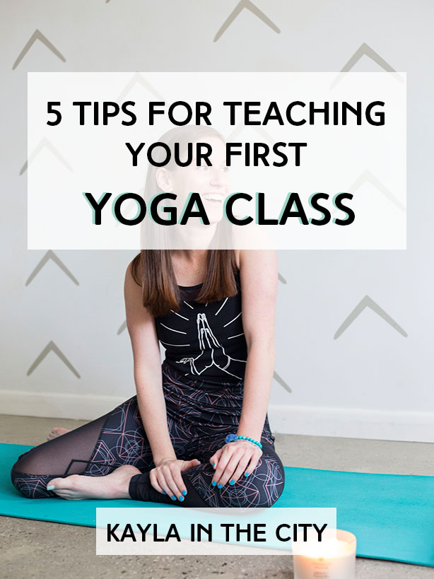 teaching your first yoga class