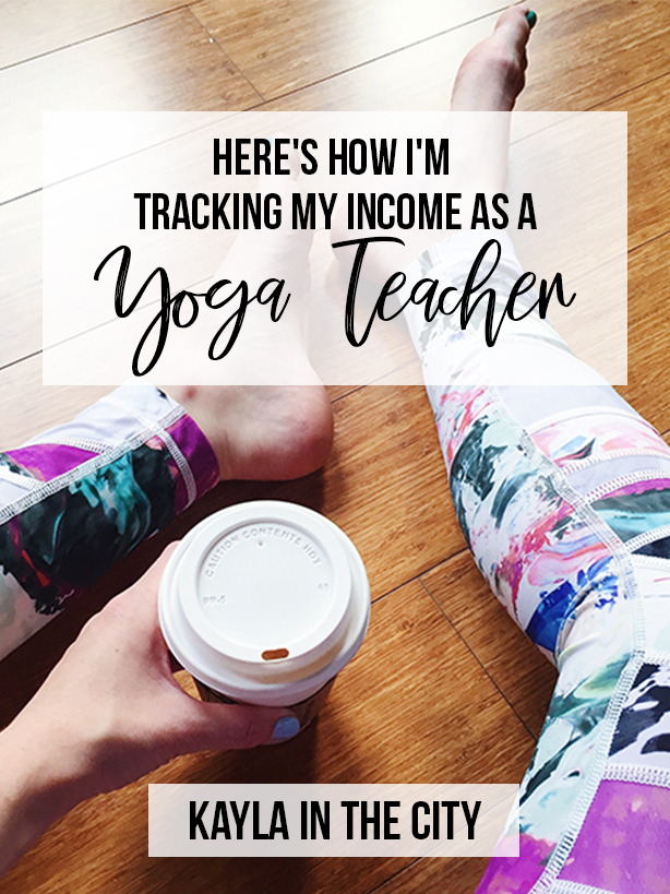 Here’s How I’m Tracking My Income as a Yoga Teacher and Blogger