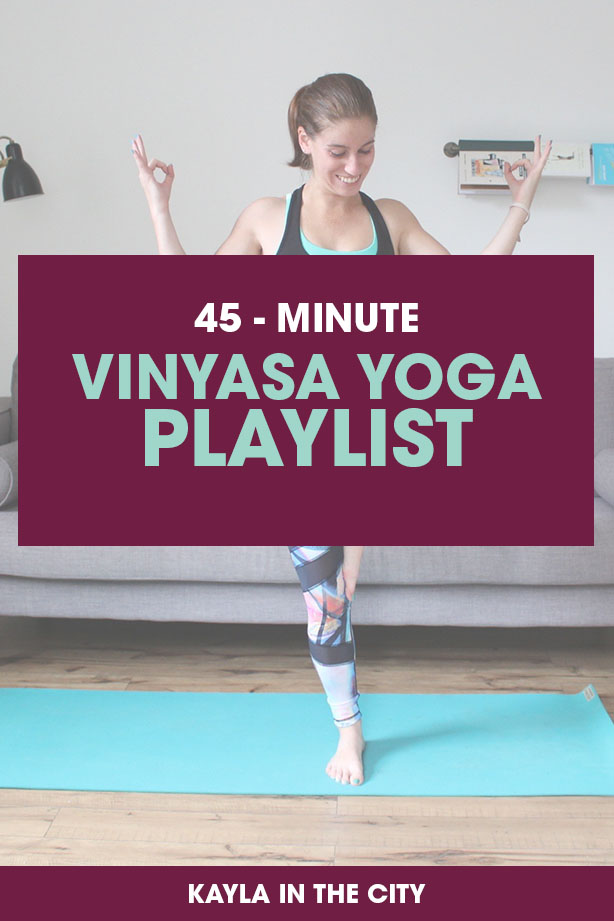 45-minute vinyasa yoga playlist