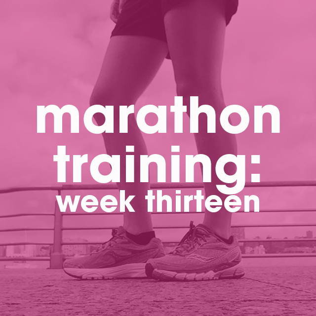 marathon training