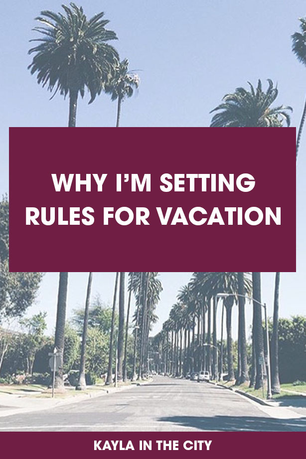 why I'm setting rules for vacation: how to disconnect and recharge on vacation