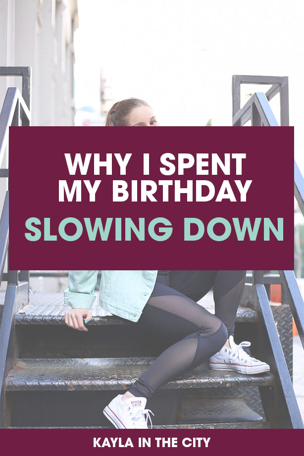 the joy of slowing down