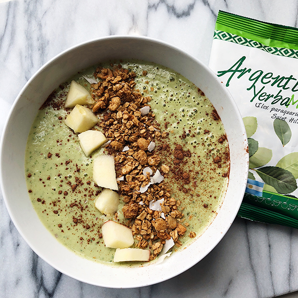 Yerba Mate Breakfast Smoothie Bowl